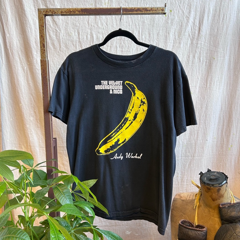 Vintage The velvet underground Andy Warhol Banana Shirt